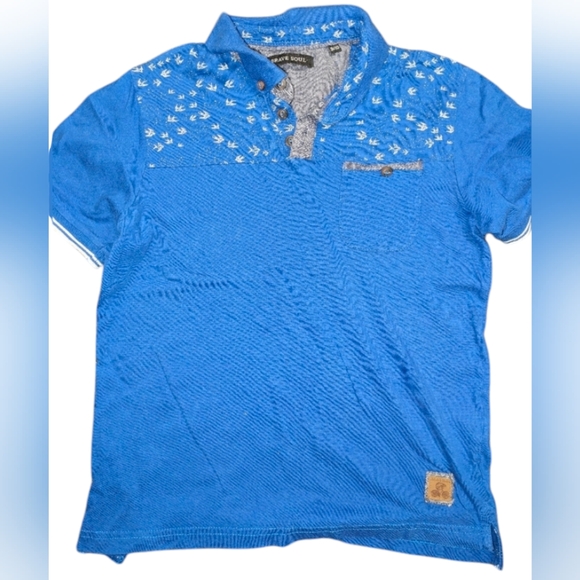 🟥 3/15$ brave soul polo 9-10Y - Picture 1 of 5